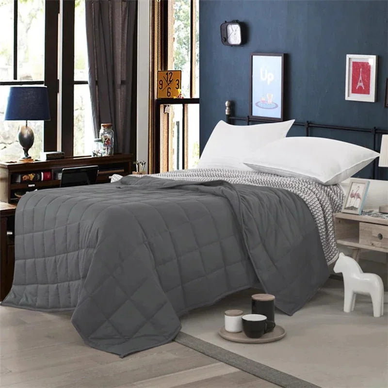 Adult Cotton Weighted Blanket – Soft, Calming Sleep