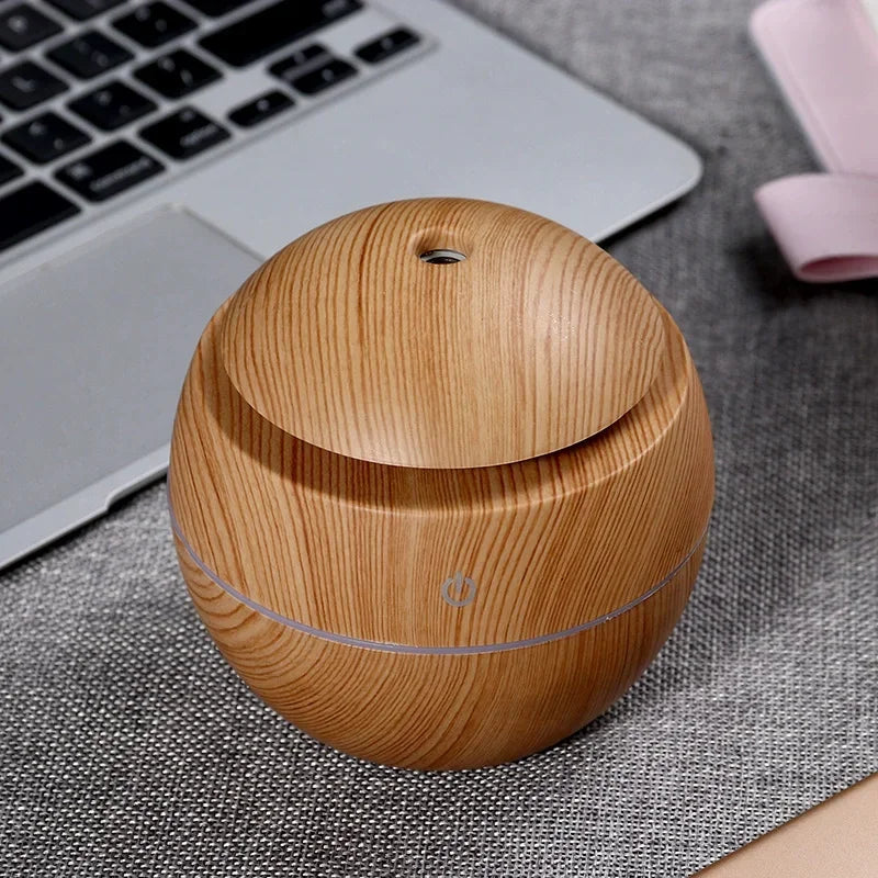 Humidificateur Diffuseur Champignon USB - Silencieux Bois