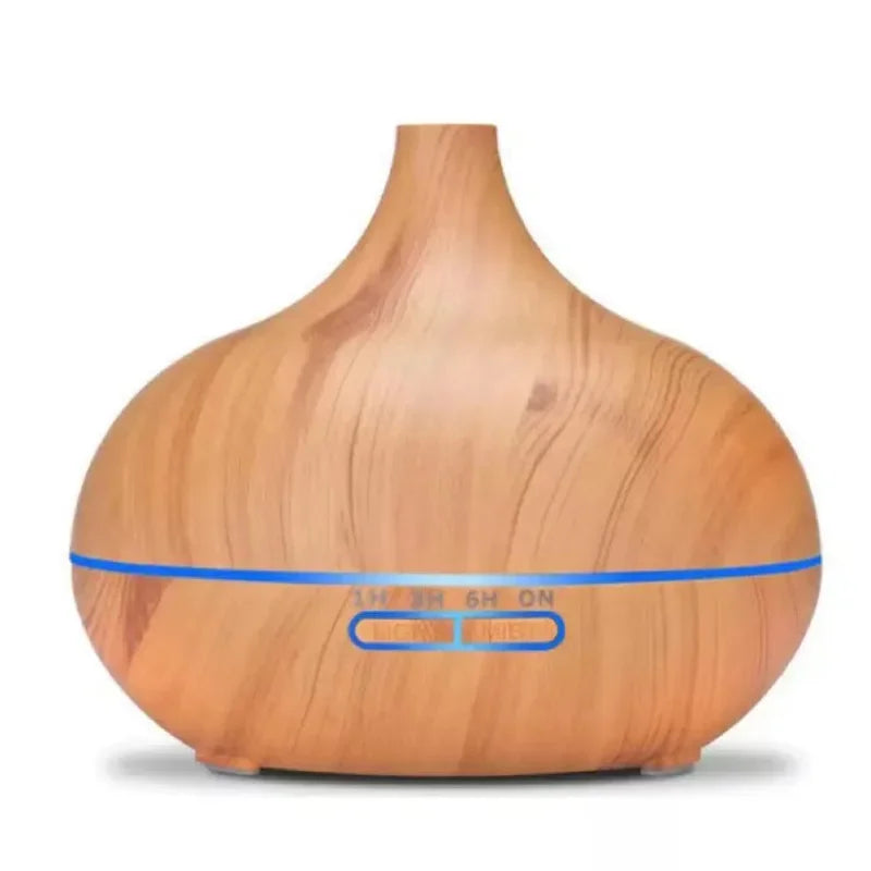 Large-Capacity Wooden Essential Oil Diffuser – Silent