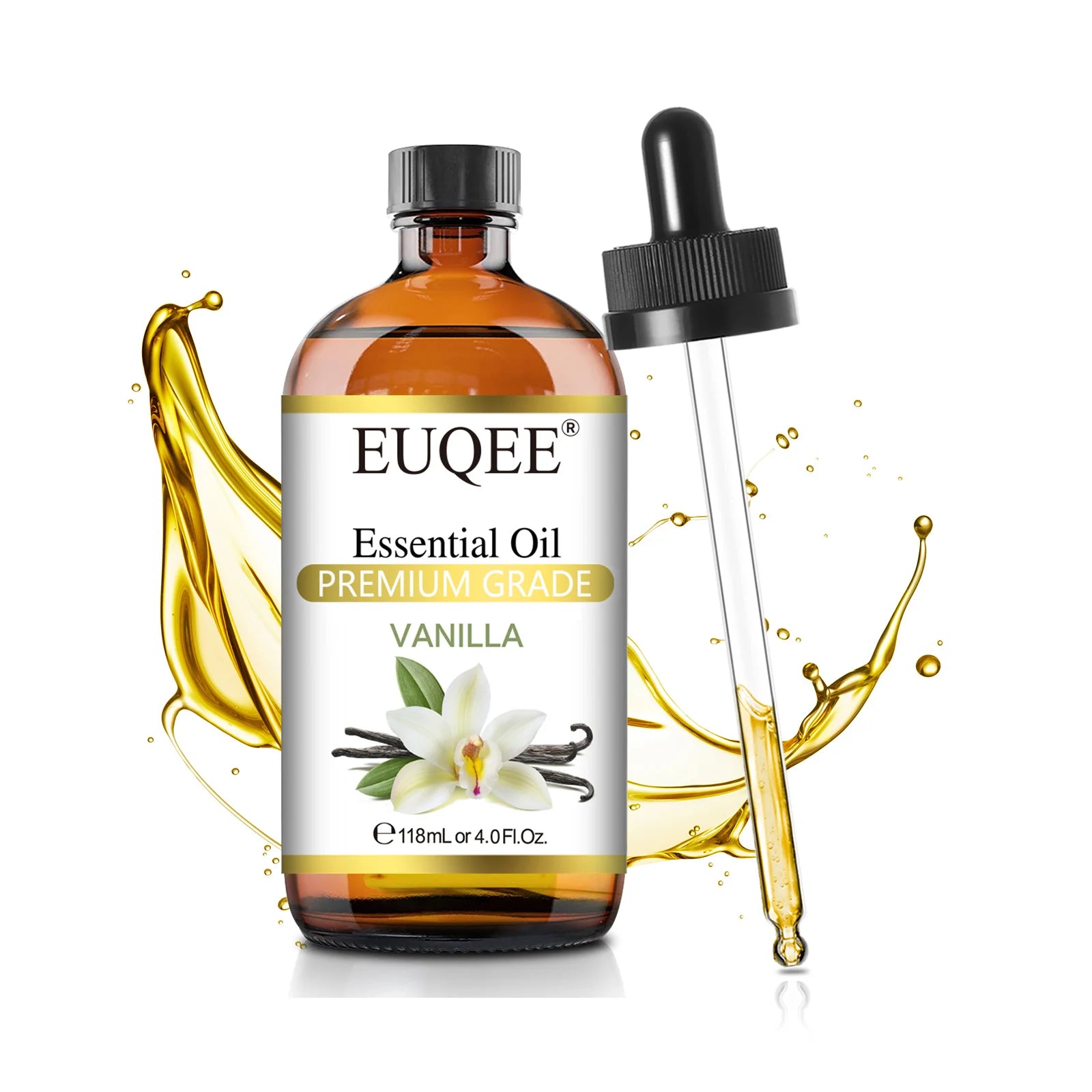 EUQEE Premium Essential Oil 118ml – Orange, Lavender & Cinnamon