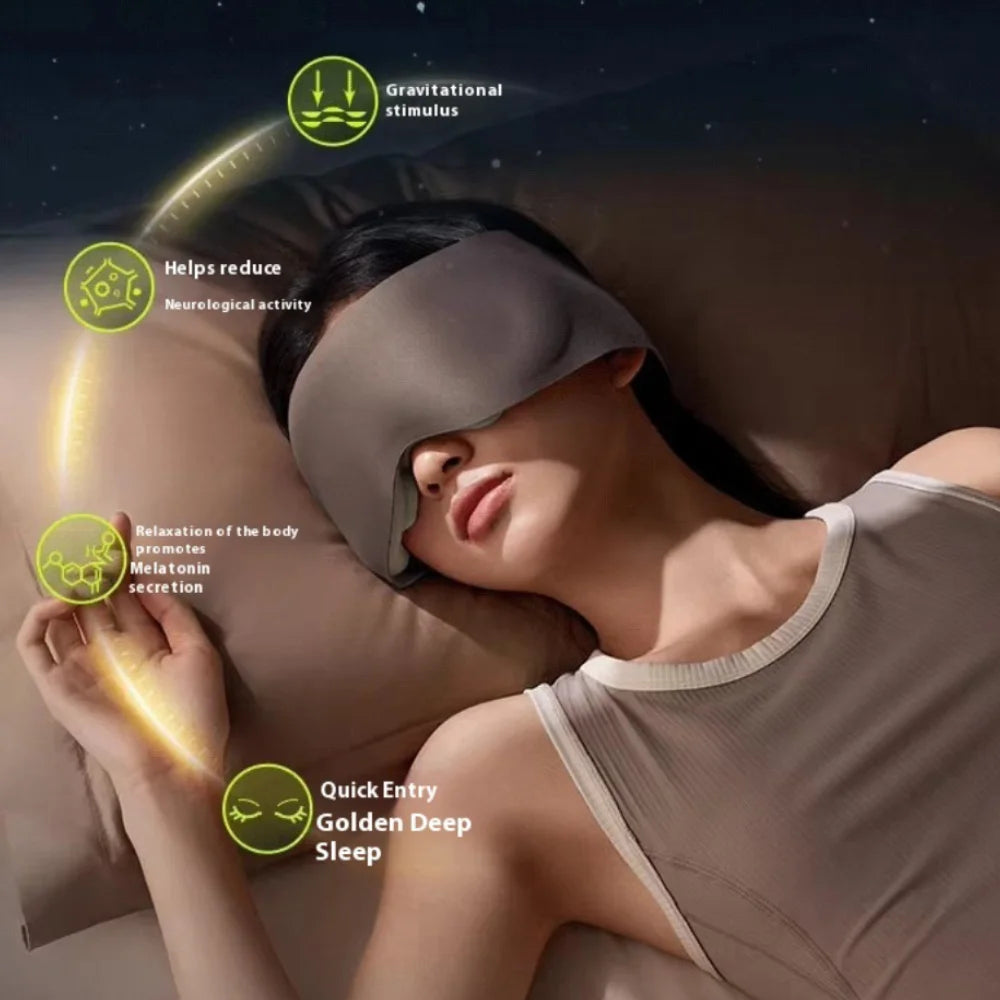 Weighted Gravity Sleep Mask – Light Blocking for Deep Sleep