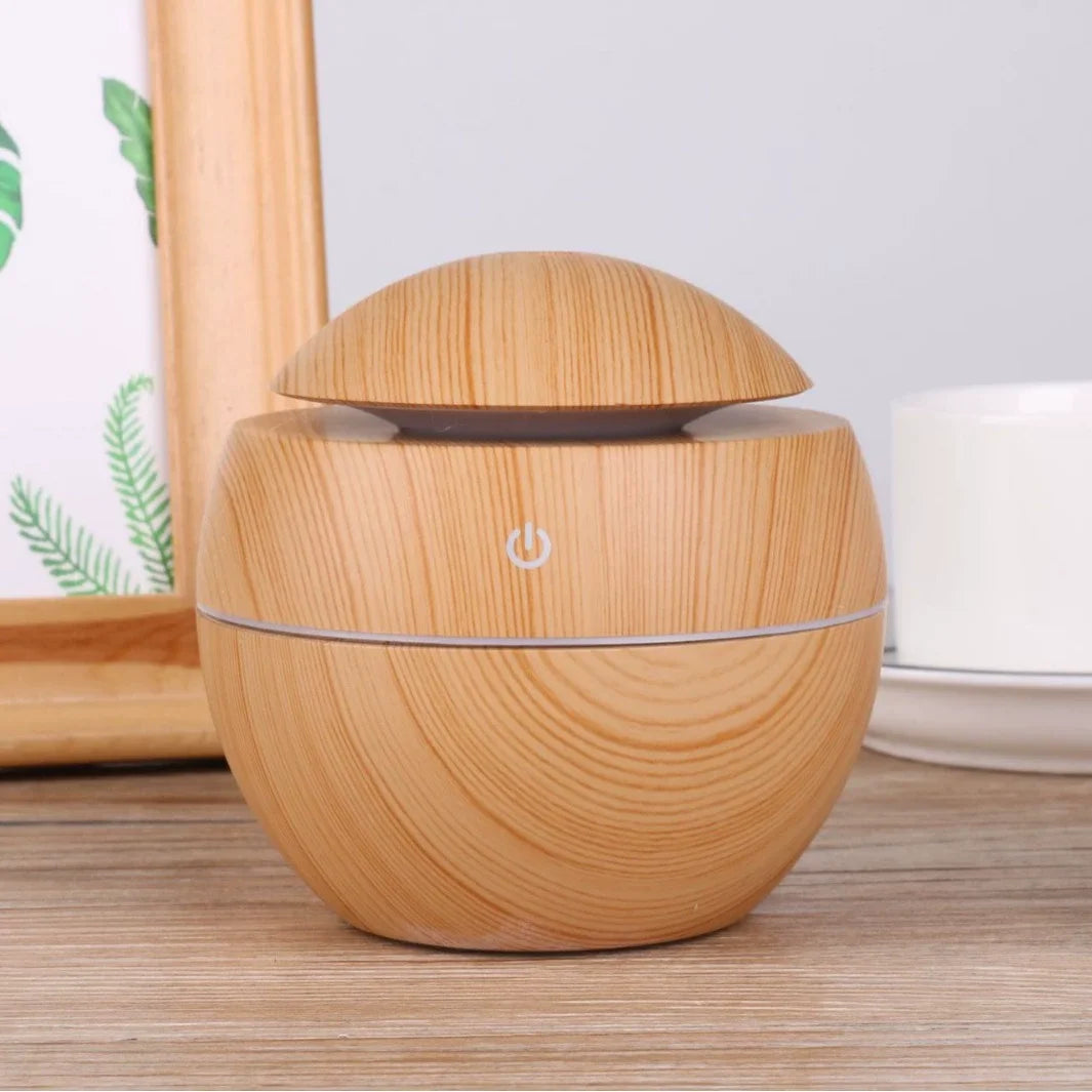 Humidificateur Diffuseur Champignon USB - Silencieux Bois