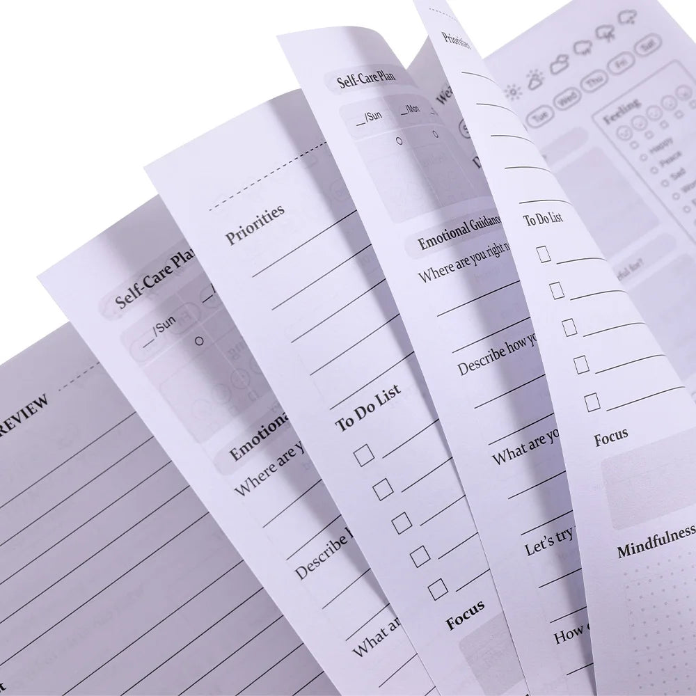 A5 Self-Care Journal – 50 Sheets with Positive Affirmations