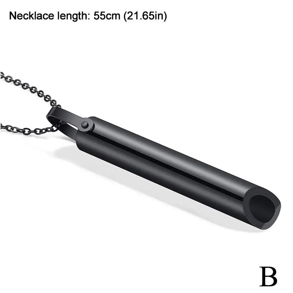 Mindfulness Meditation Necklace (Steel) – Calm & Serenity