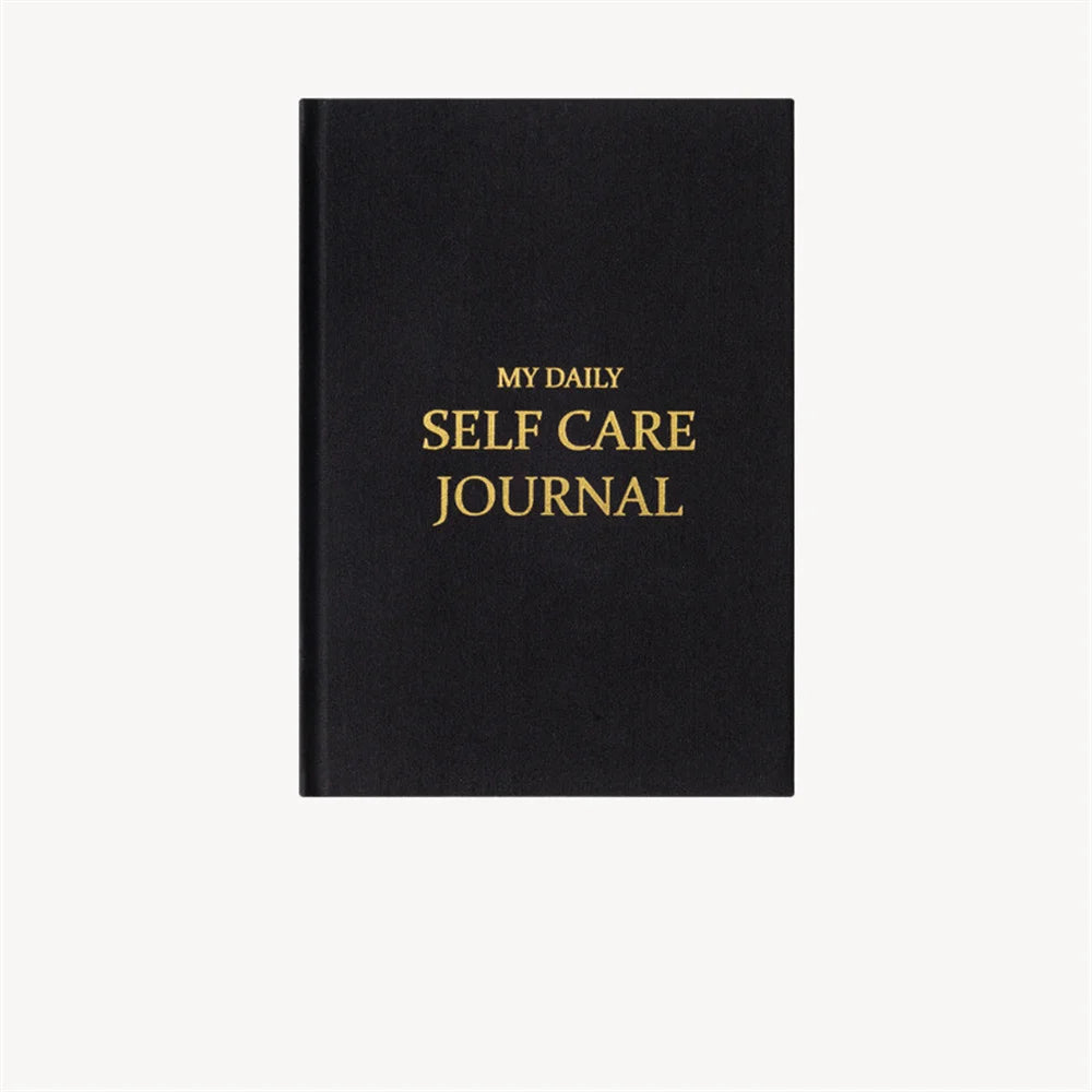Five-Minute Gratitude Journal – Personal Development Notebook with Fabric Cover