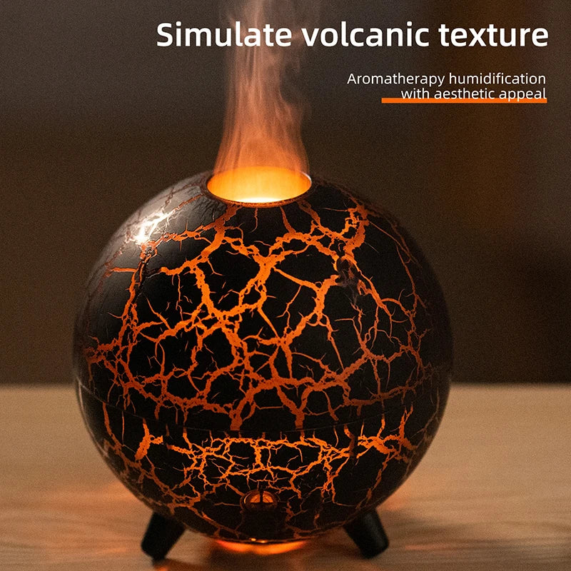 Diffuseur Arômes Planète 200ml USB - Flamme Colorée
