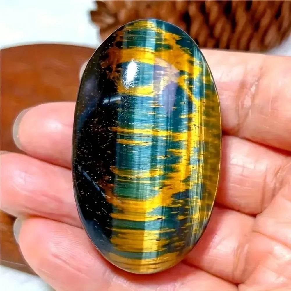 Pierre de Paume Œil de Tigre – Cristal d&