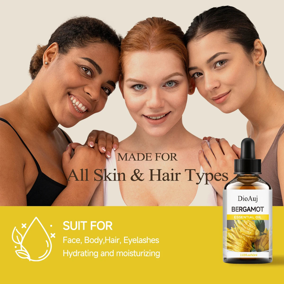 DioAuj Bergamot Essential Oil – Skincare & Aromatherapy