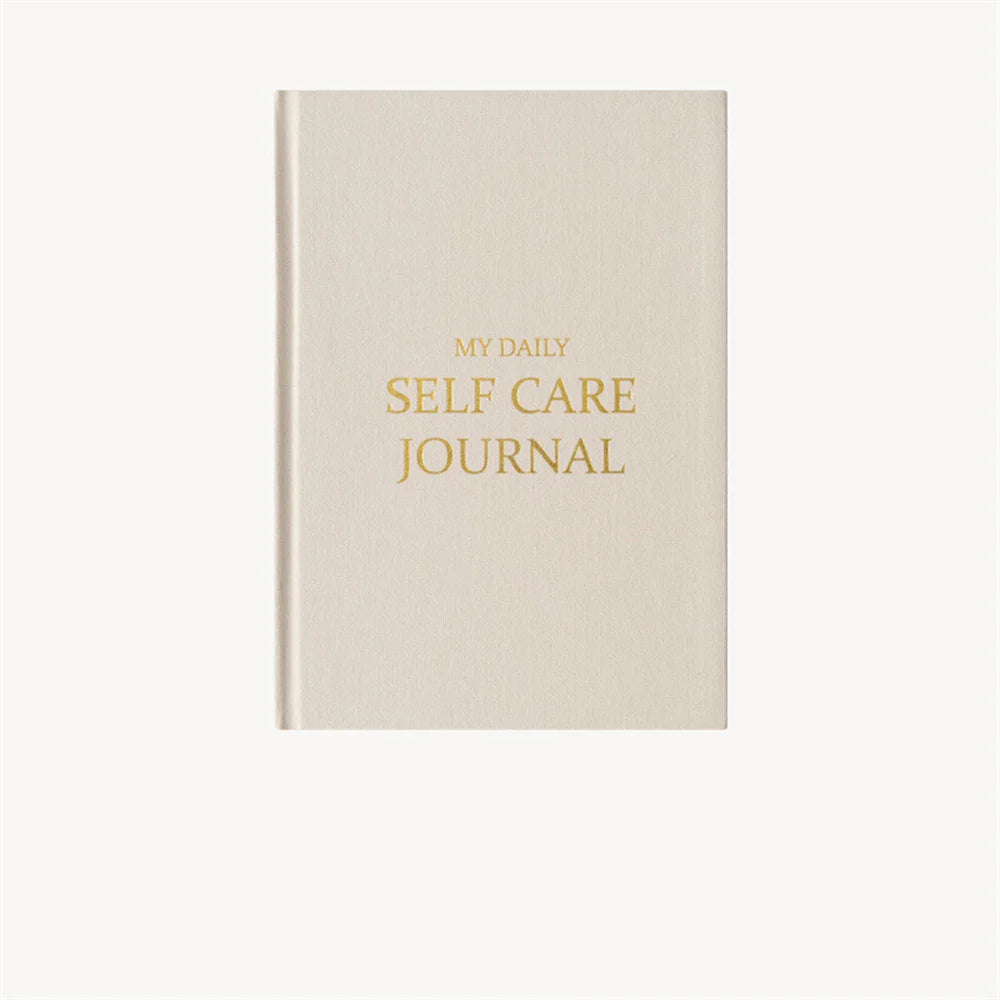 Five-Minute Gratitude Journal – Personal Development Notebook with Fabric Cover