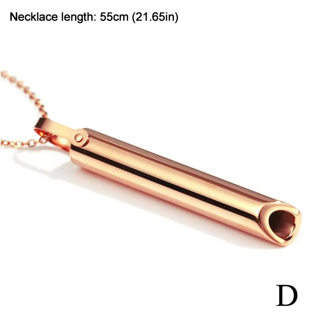 Mindfulness Meditation Necklace (Steel) – Calm & Serenity