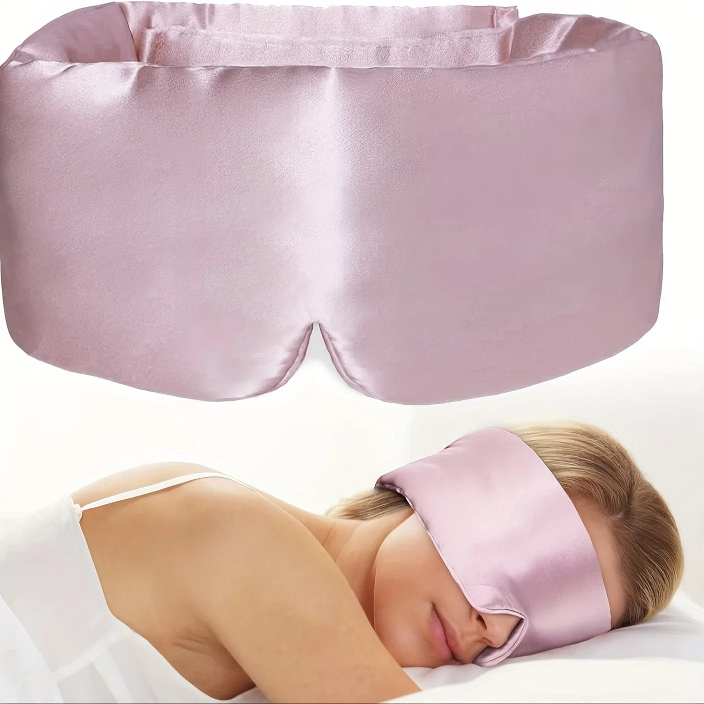 Gravity Sleep Mask with Light Blocking – Deep Sleep & Relaxation Aid