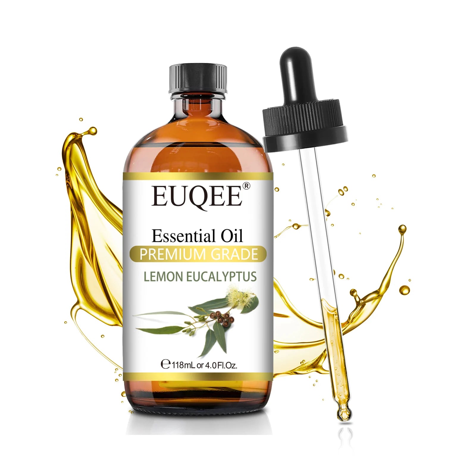 EUQEE Premium Essential Oil 118ml – Orange, Lavender & Cinnamon