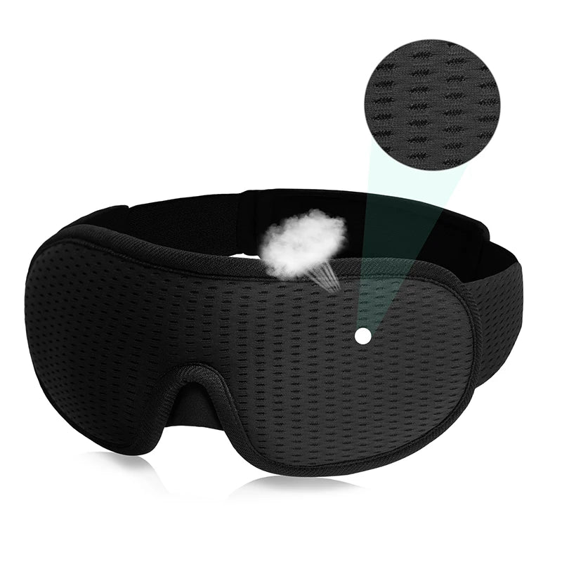 3D Sleep Mask with Light Blocking – Aid for a Restful Night’s Sleep
