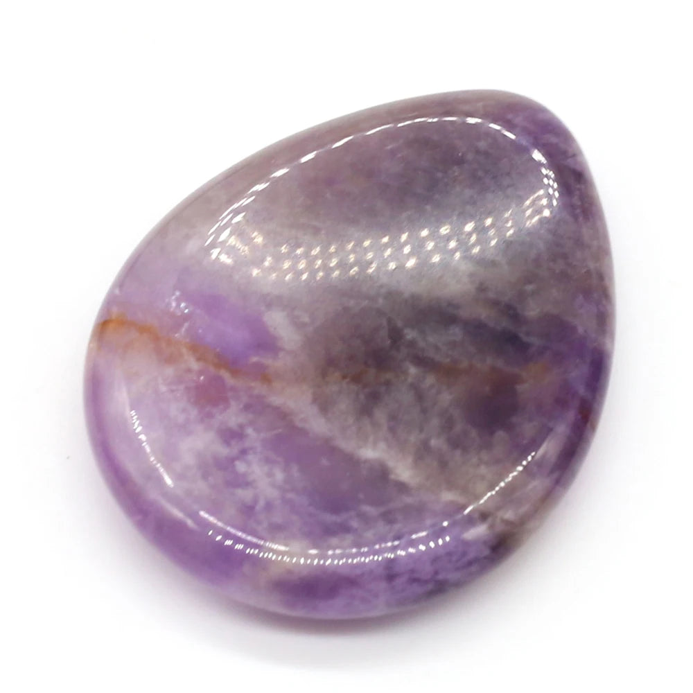 Gua Sha Cristal Améthyste &amp; Quartz Rose – Massage Visage &amp; Bien-être