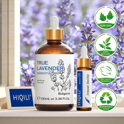 HIQILI Pure Lavender Essential Oil 100ml – Aromatherapy