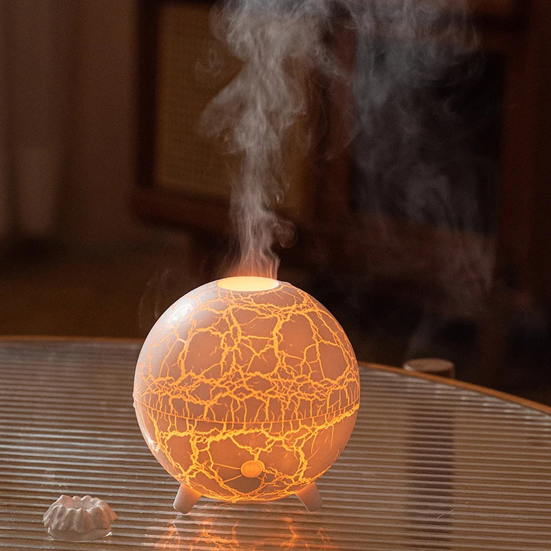 Diffuseur Arômes Planète 200ml USB - Flamme Colorée