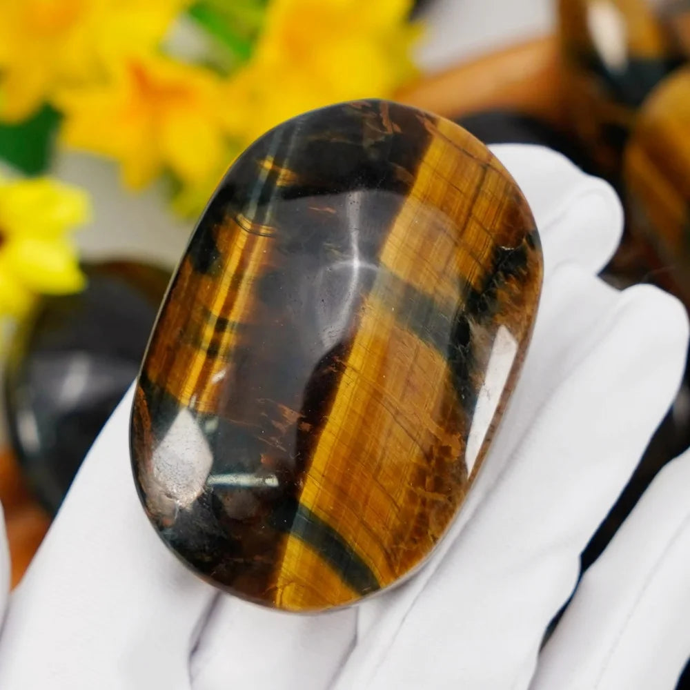 Pierre de Paume Œil de Tigre – Cristal d&