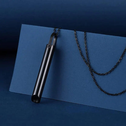 Mindfulness Meditation Necklace (Steel) – Calm &amp; Serenity