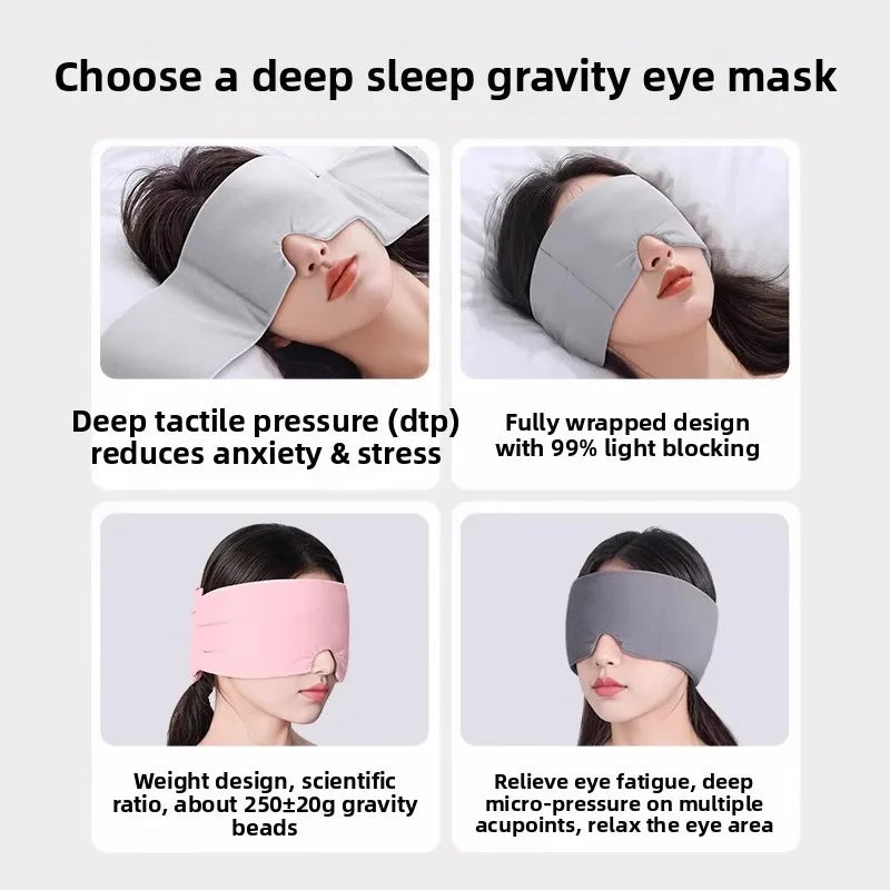 Adult Gravity Sleep Mask – Comfortable, Breathable, Unisex