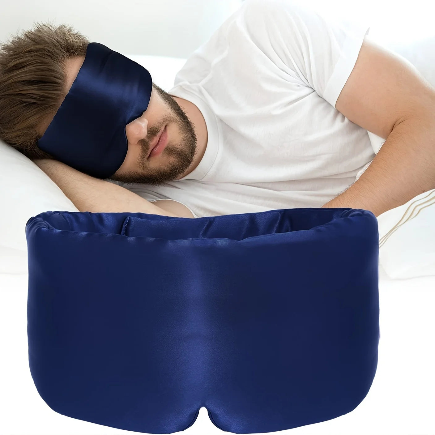 Gravity Sleep Mask with Light Blocking – Deep Sleep &amp; Relaxation Aid