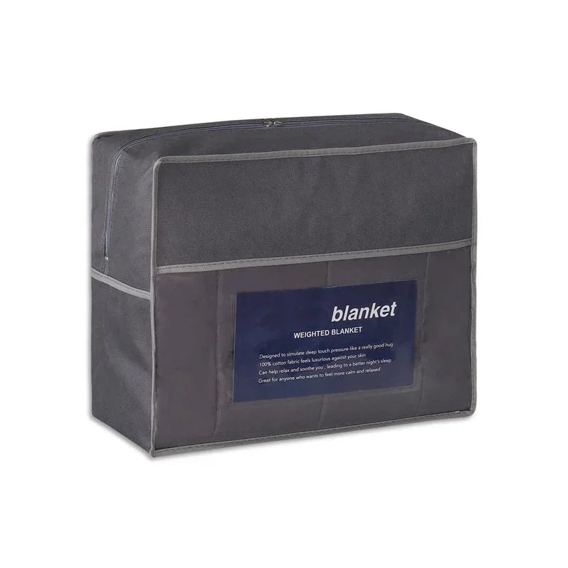 Adult Cotton Weighted Blanket – Soft, Calming Sleep