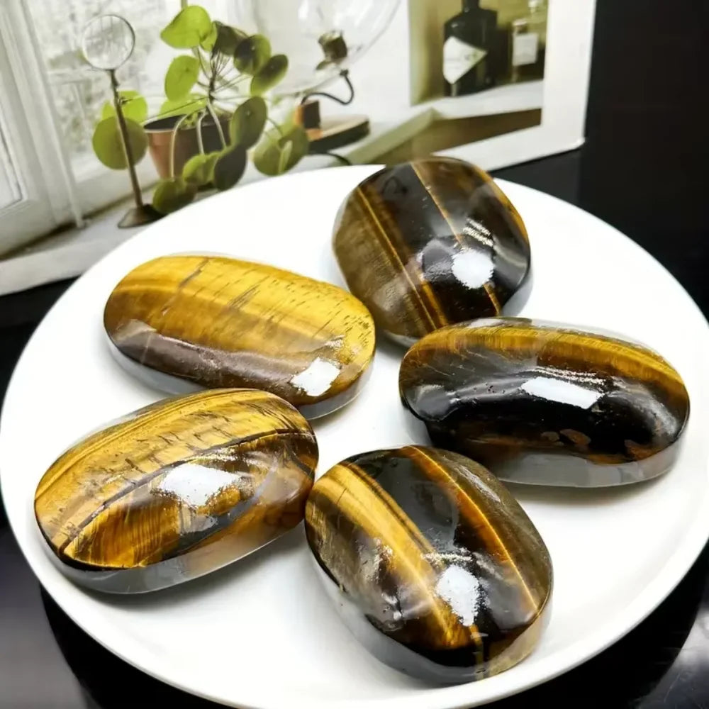 Pierre de Paume Œil de Tigre – Cristal d&