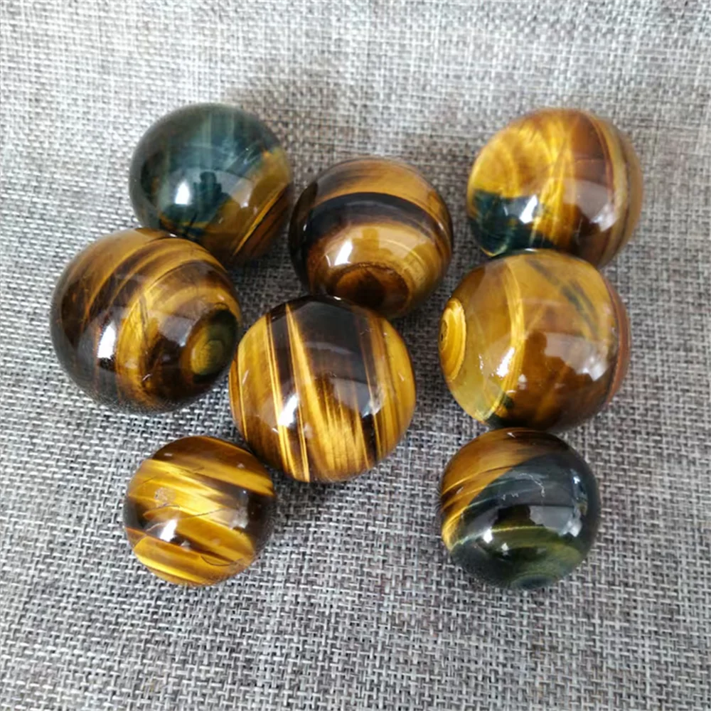 Pierre Œil de Tigre Jaune &amp; Bleu – Décoration &amp; Énergie Positive