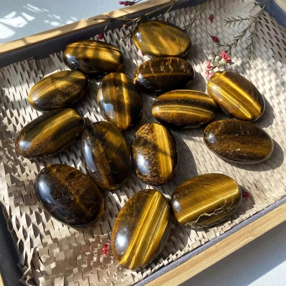 Pierre de Paume Œil de Tigre – Cristal d&