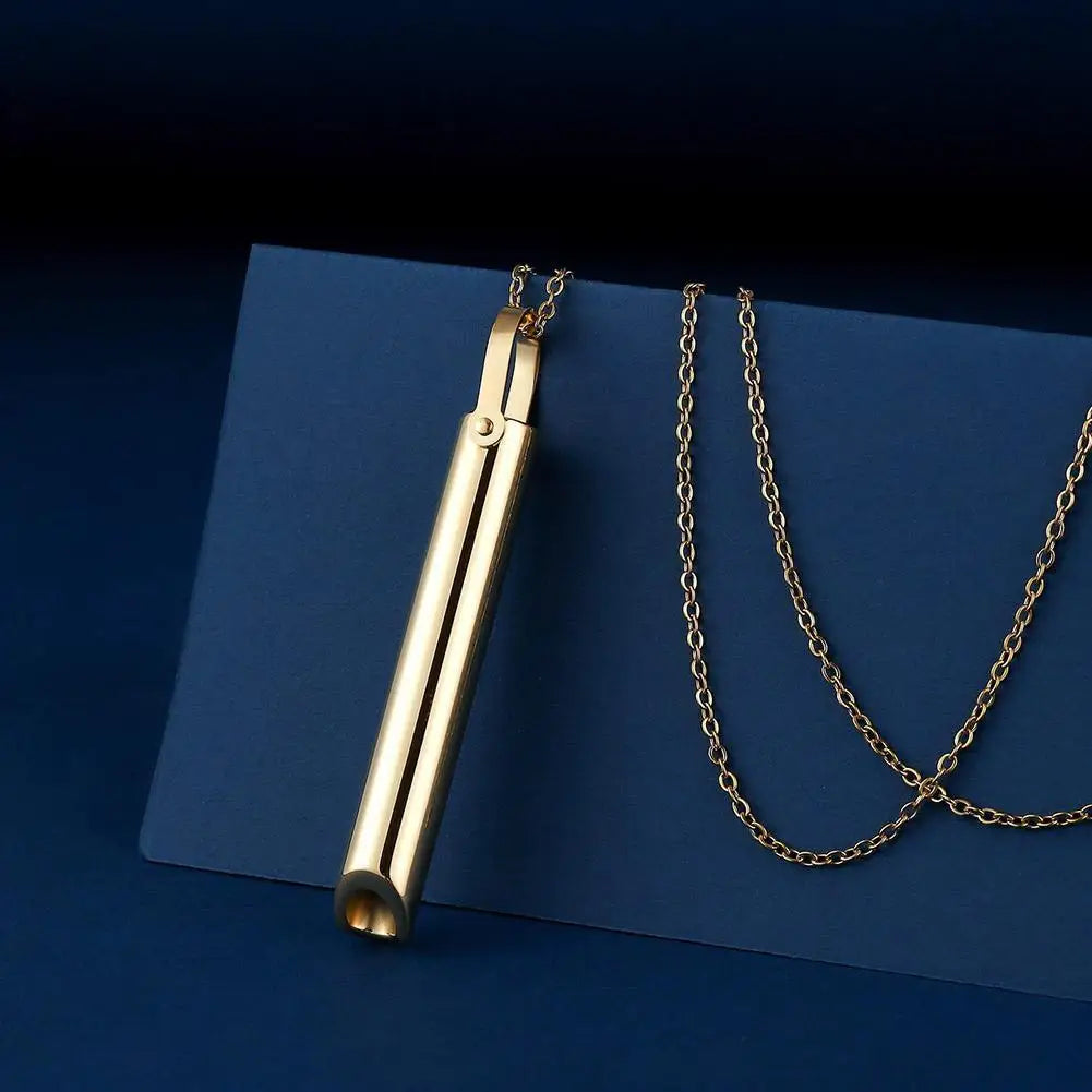 Mindfulness Meditation Necklace (Steel) – Calm &amp; Serenity