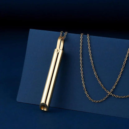 Mindfulness Meditation Necklace (Steel) – Calm &amp; Serenity