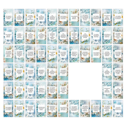60pcs Affirmation Cards for Women – Motivational Positive Quotes, Wellness &amp; Encouragement Gift
