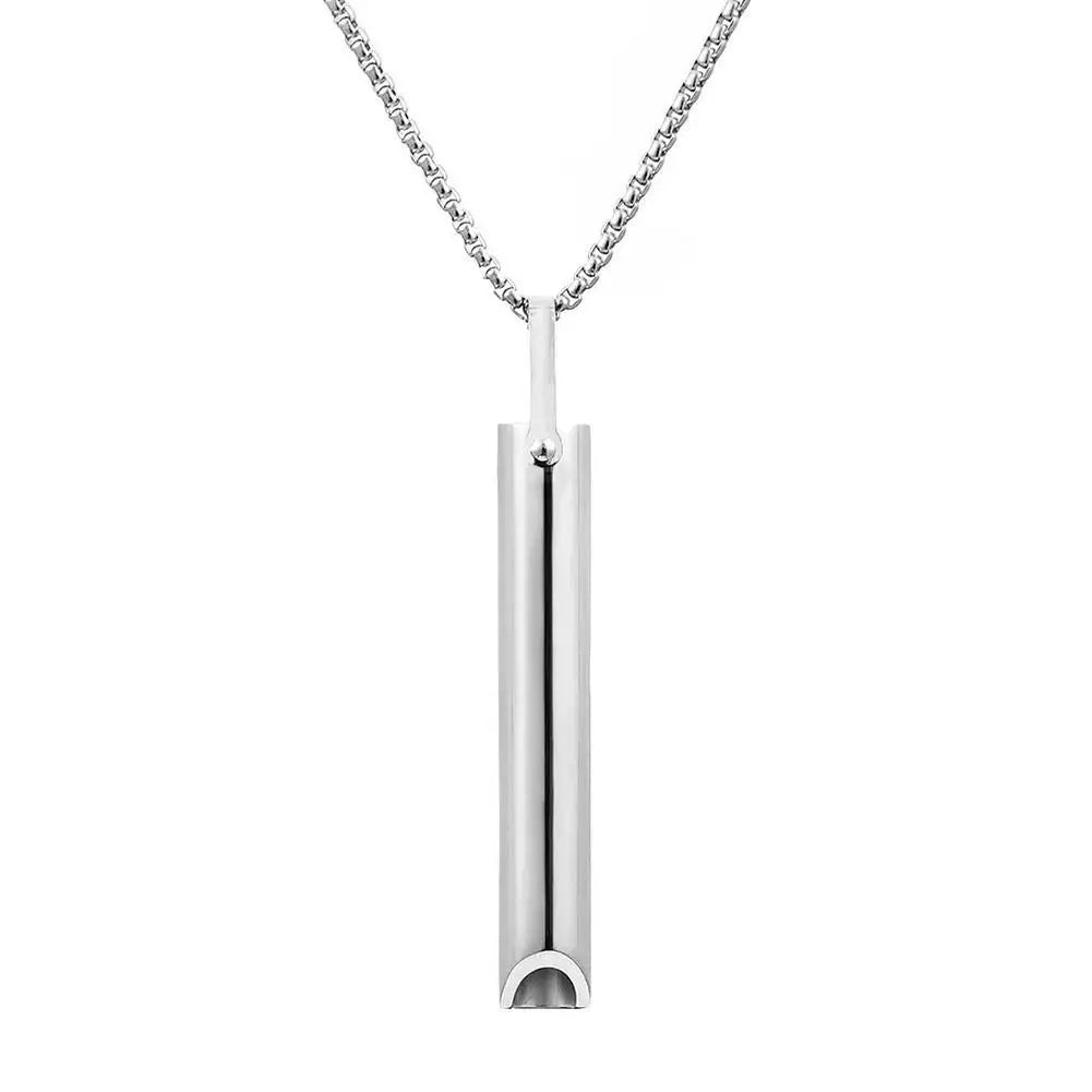 Mindfulness Meditation Necklace (Steel) – Calm &amp; Serenity