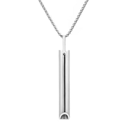 Mindfulness Meditation Necklace (Steel) – Calm &amp; Serenity