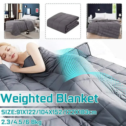 Adult Weighted Blanket – Calming Sleep Aid