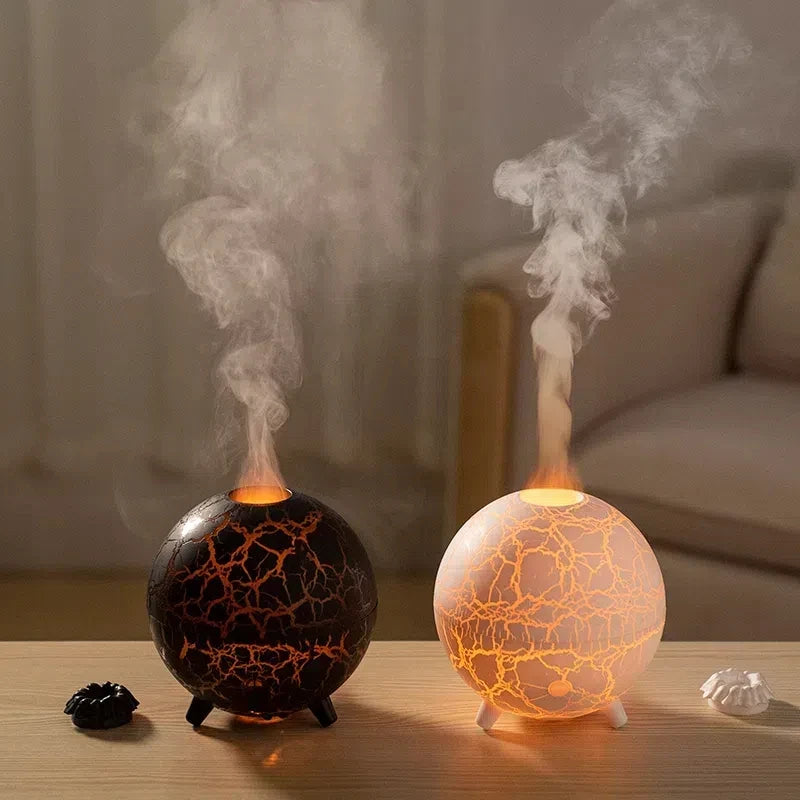 Diffuseur Arômes Planète 200ml USB - Flamme Colorée