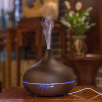 Large Capacity Wood Essential Oil Diffuser – Portable
