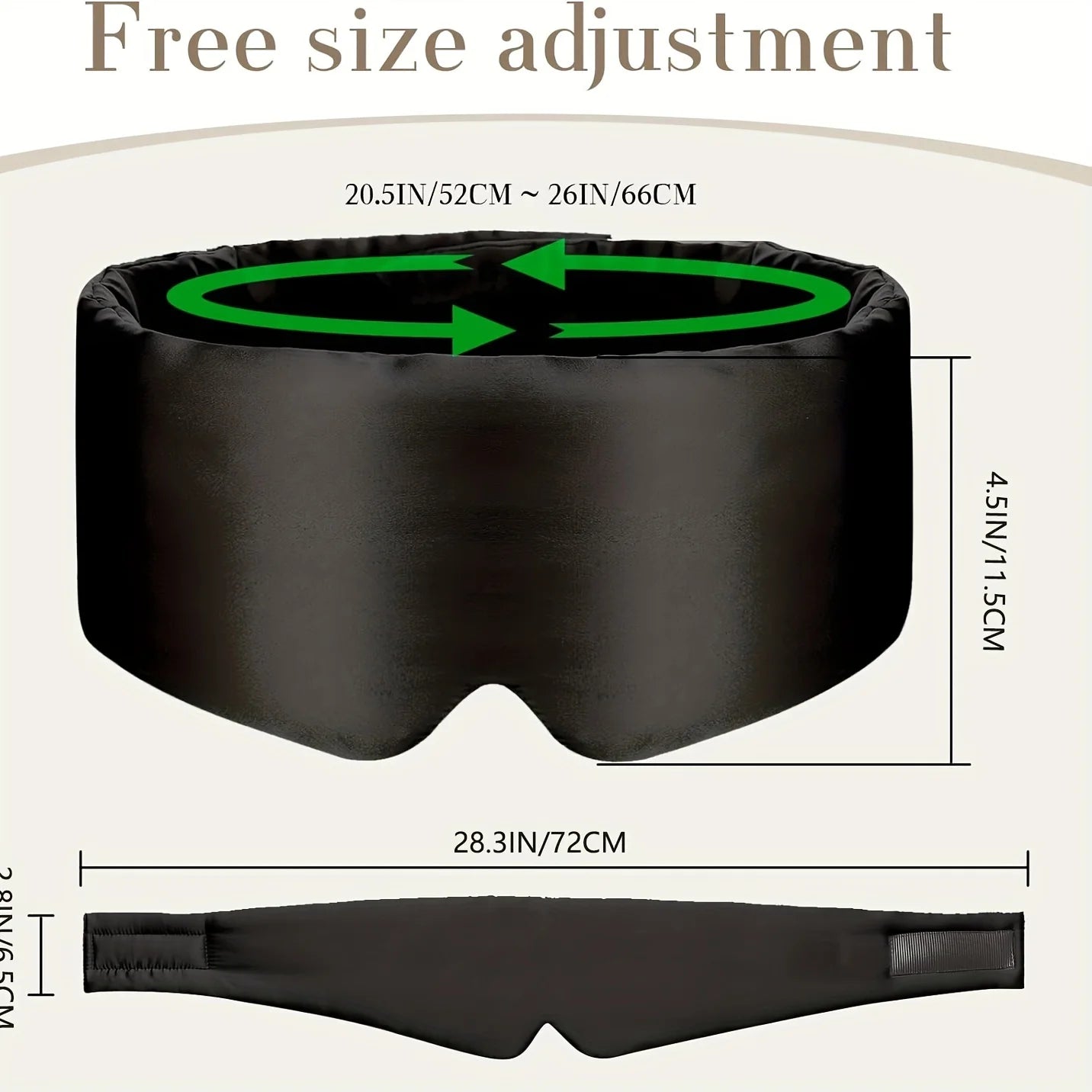 Gravity Sleep Mask with Light Blocking – Deep Sleep &amp; Relaxation Aid
