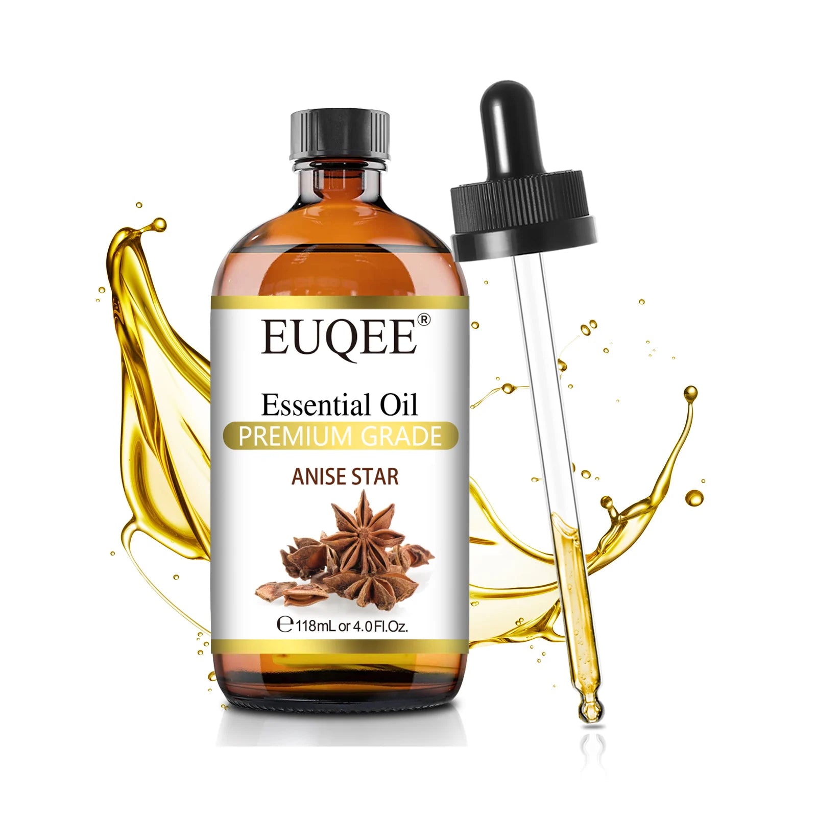 EUQEE Premium Essential Oil 118ml – Orange, Lavender &amp; Cinnamon