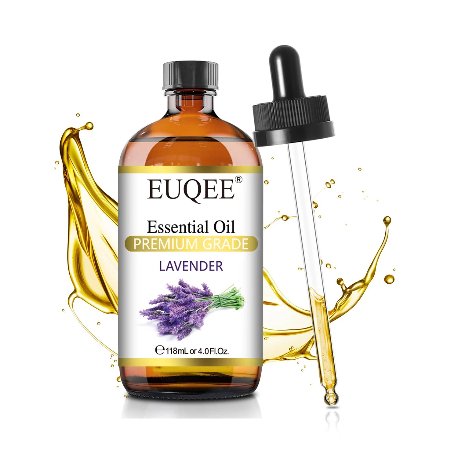 EUQEE Premium Essential Oil 118ml – Orange, Lavender &amp; Cinnamon