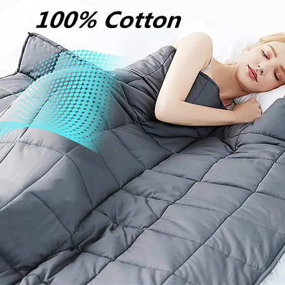 Adult Weighted Blanket – Calming Sleep Aid
