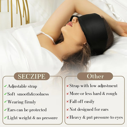 Gravity Sleep Mask with Light Blocking – Deep Sleep &amp; Relaxation Aid