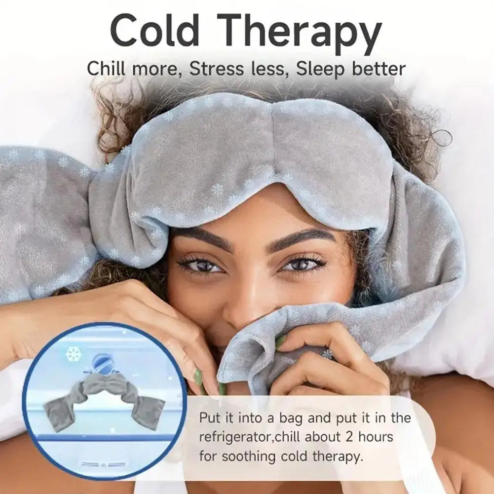 Gravity Sleep Mask with Light Blocking – Deep Sleep &amp; Relaxation Aid