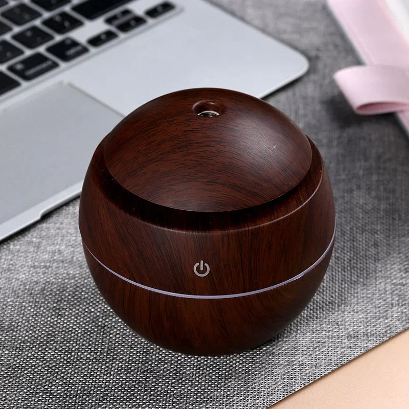 Humidificateur Diffuseur Champignon USB - Silencieux Bois