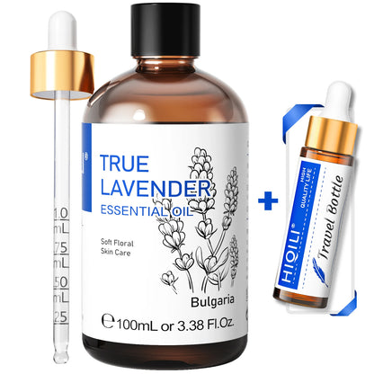 HIQILI Pure Lavender Essential Oil 100ml – Aromatherapy