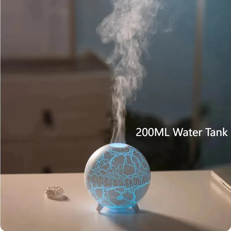 Diffuseur Arômes Planète 200ml USB - Flamme Colorée