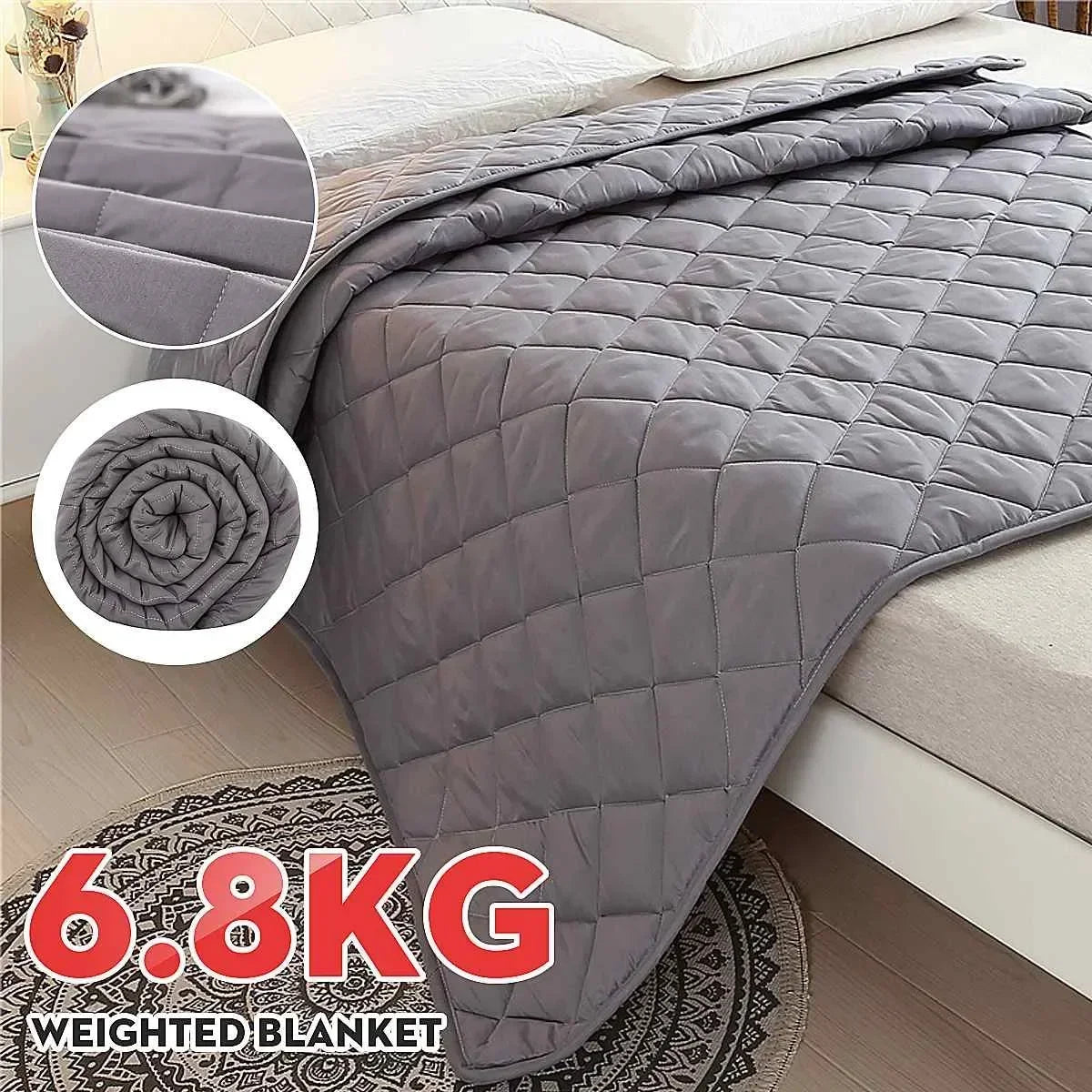 Adult Weighted Blanket – Calming Sleep Aid
