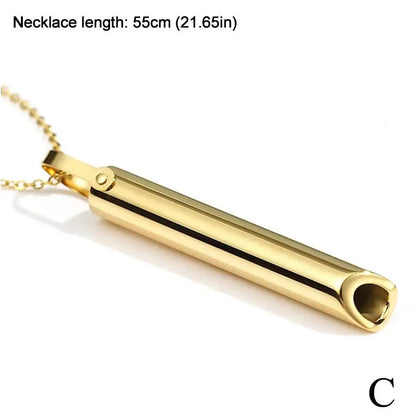 Mindfulness Meditation Necklace (Steel) – Calm &amp; Serenity