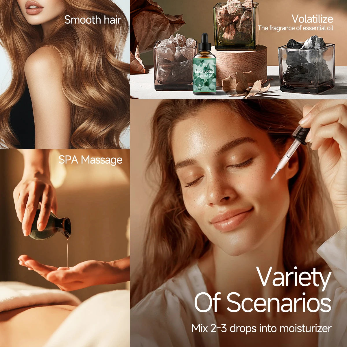 Eucalyptus Essential Oil – Hair Care &amp; Body Massage