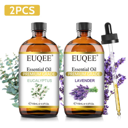 EUQEE Premium Essential Oil 118ml – Orange, Lavender &amp; Cinnamon