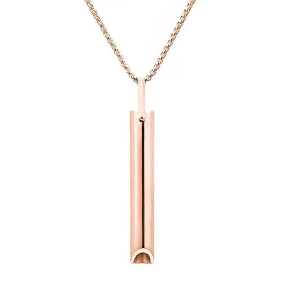 Mindfulness Meditation Necklace (Steel) – Calm &amp; Serenity